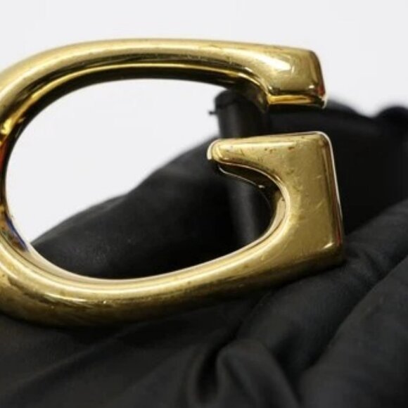 Gucci Selleria G-Buckle Women's Leather Belt Size 100/40 655566 - Black/Gold - Picture 2 of 13